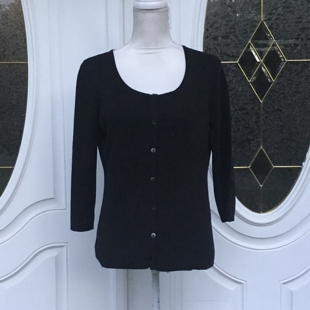 Ann Taylor loft sweater; button-down